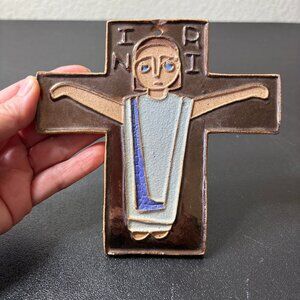 Vintage Primitive Handmade Crucifix